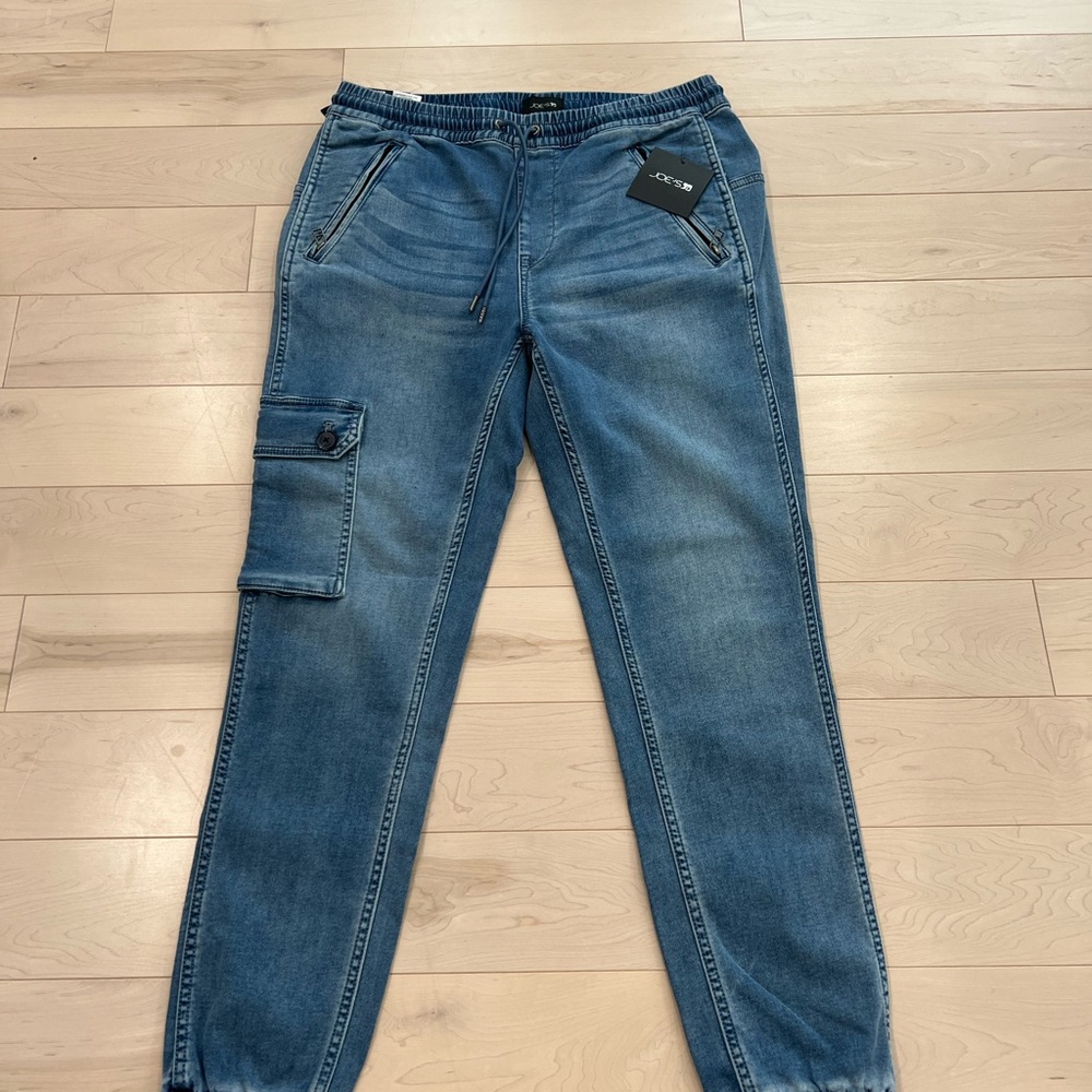 Joe’s Light Indigo French Terry Cargo